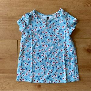 Tea Collection Floral Blue Top